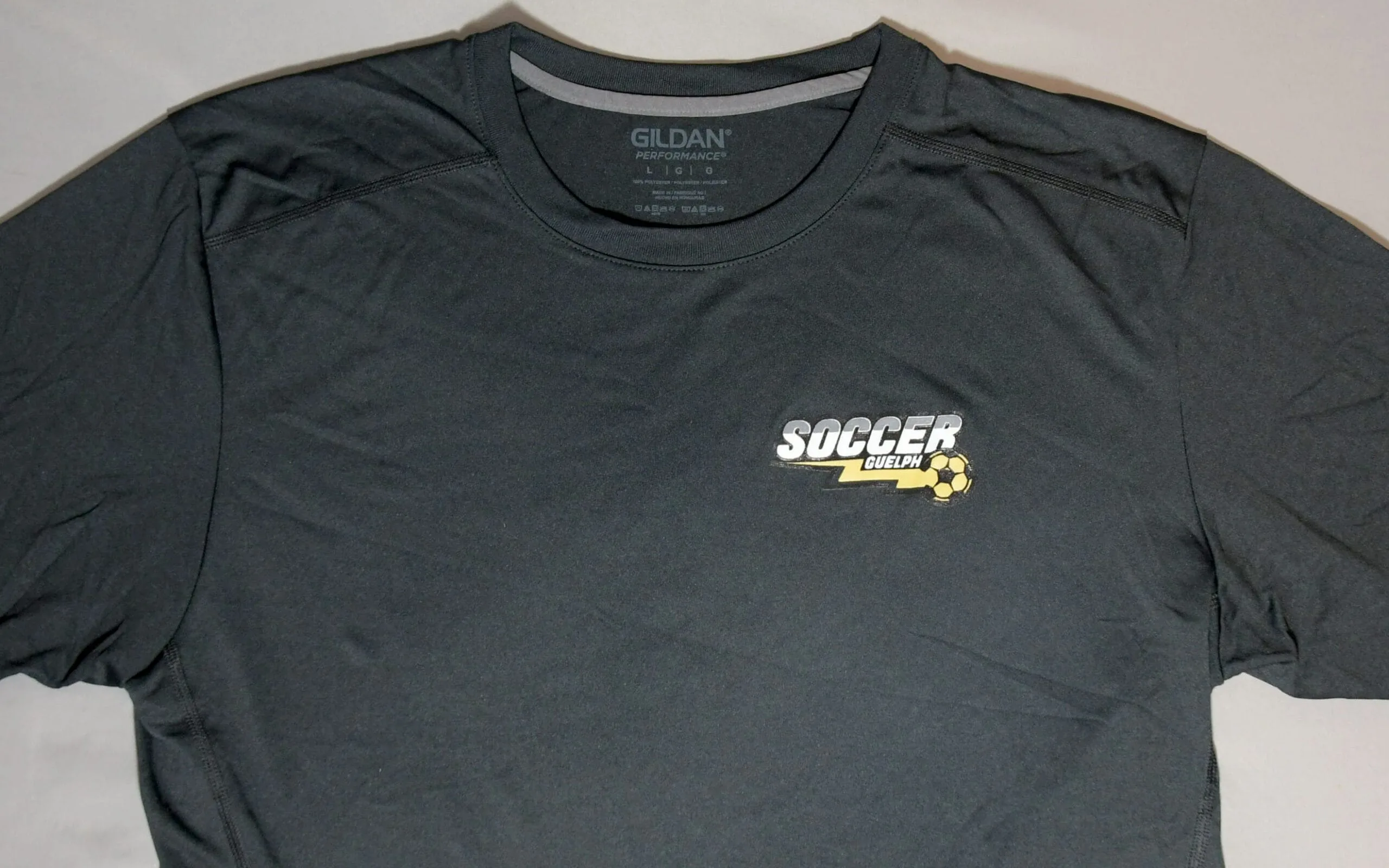 Black Soccer T-shirt